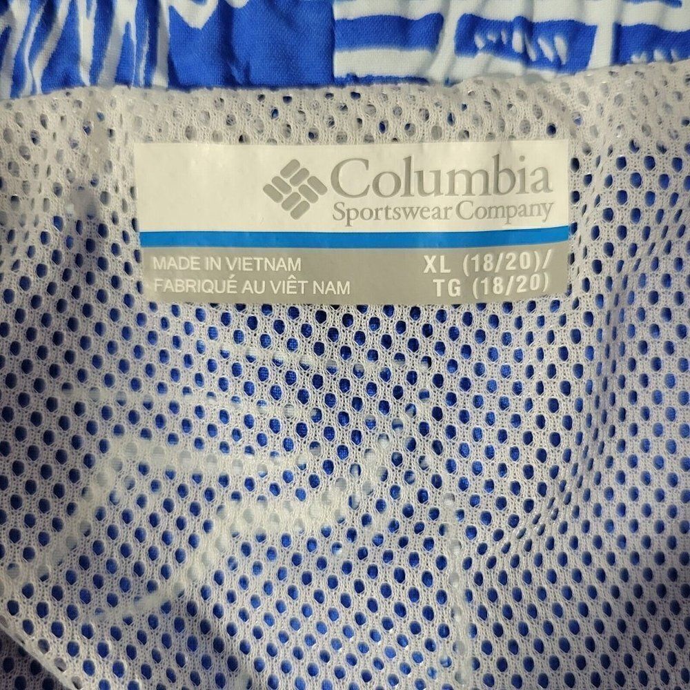 Columbia PFG Swim Trunks Boys Youth XL‎ 18/20 Super Backcast Shorts UPF 50 Lined - Picture 8 of 12